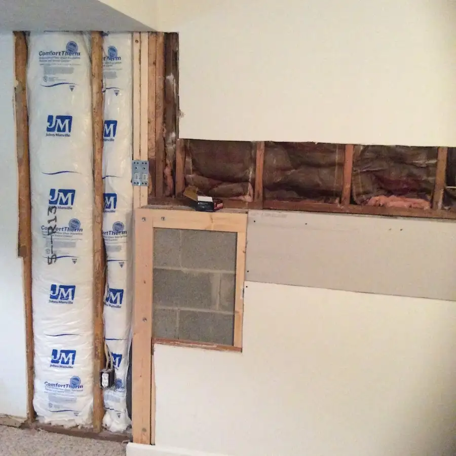 Wall insulation replacement during Structural Drying in Maryville